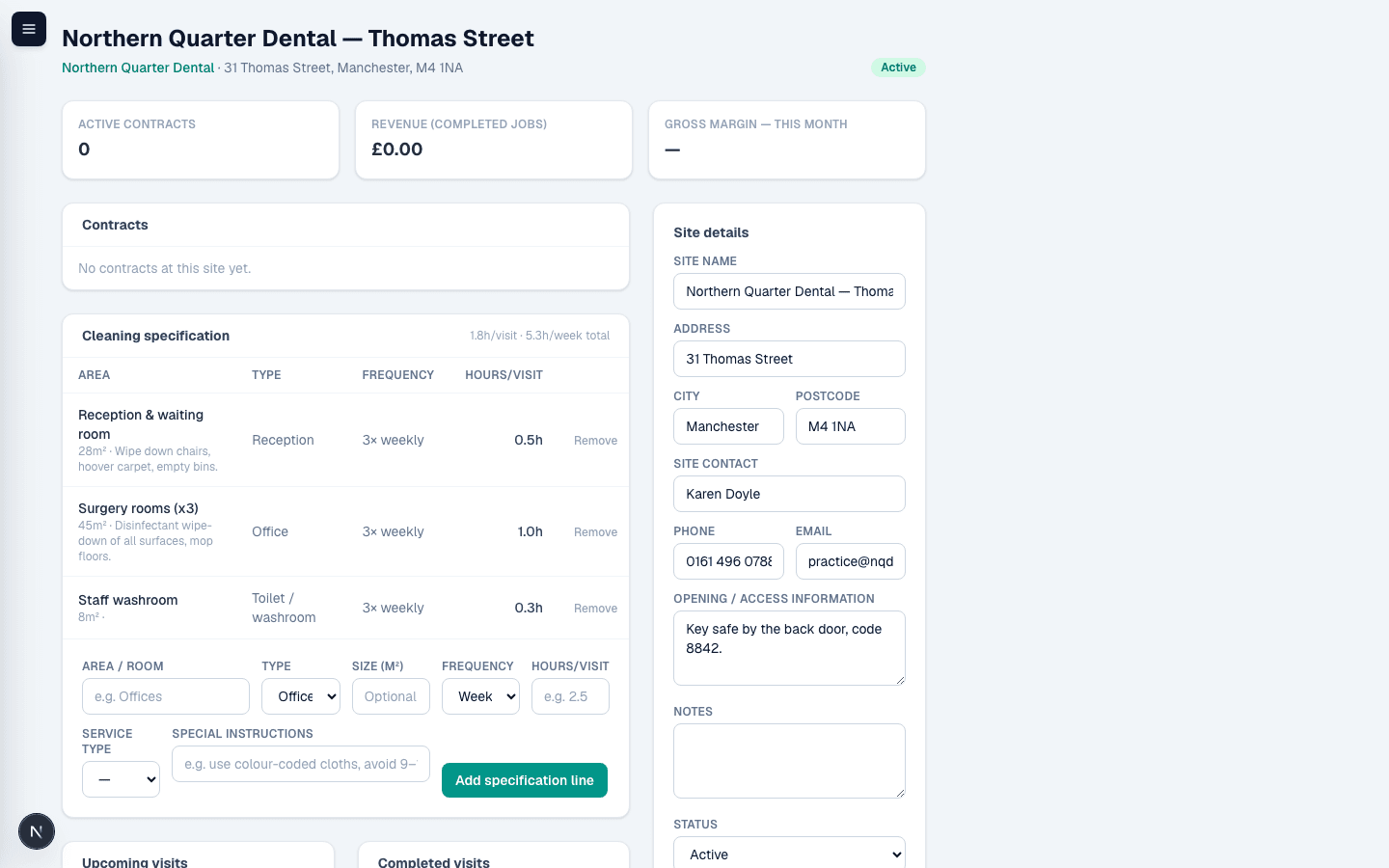 One customer, every site, exactly what each one needs